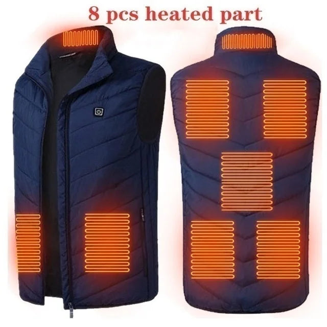 Heating Vests - Heat On-Demand Waistcoat USB Advanced Multi-Zone Heating Vest