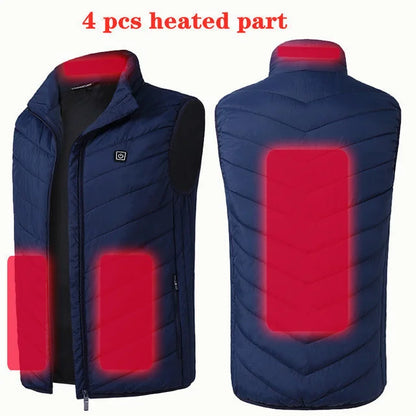 Heating Vests - Heat On-Demand Waistcoat USB Advanced Multi-Zone Heating Vest