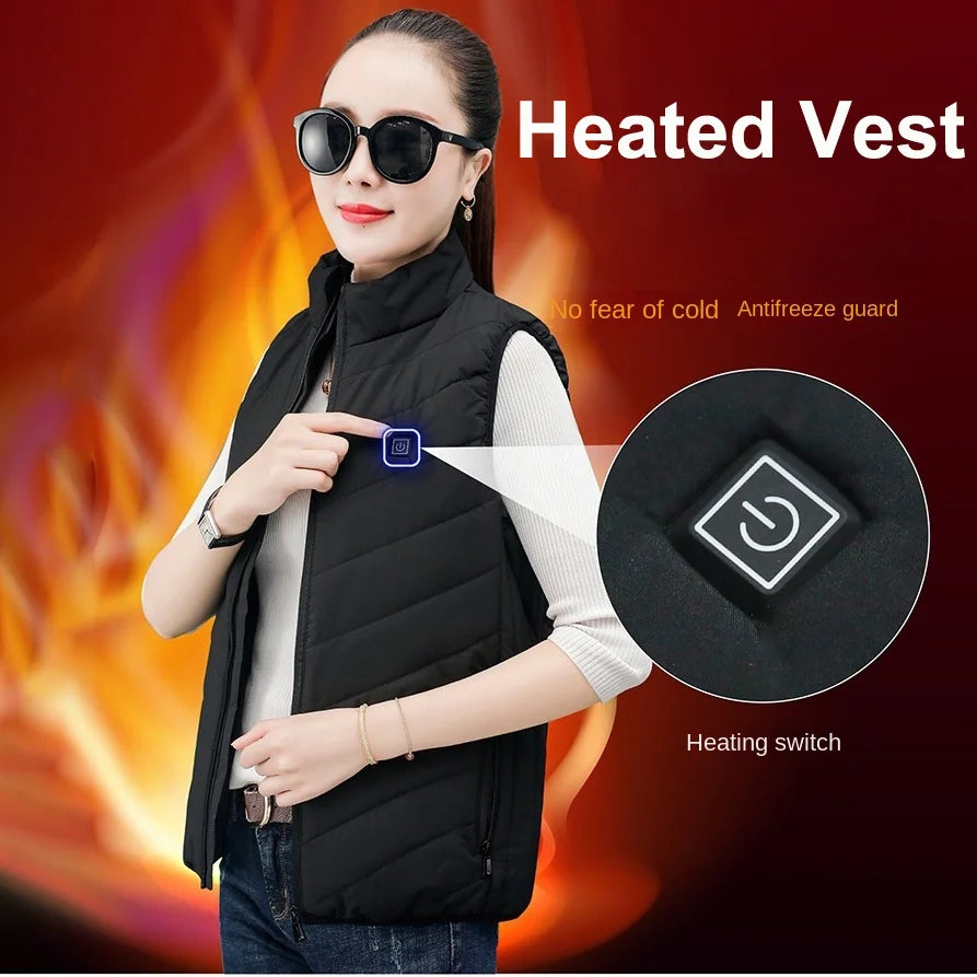 Heating Vests - Heat On-Demand Waistcoat USB Advanced Multi-Zone Heating Vest