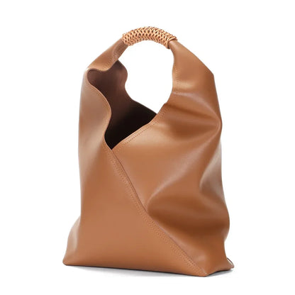 Hobo Bags- Genuine Leather Hobo Bag for Elegant Occasions- brown- Pekosa Women Fashion