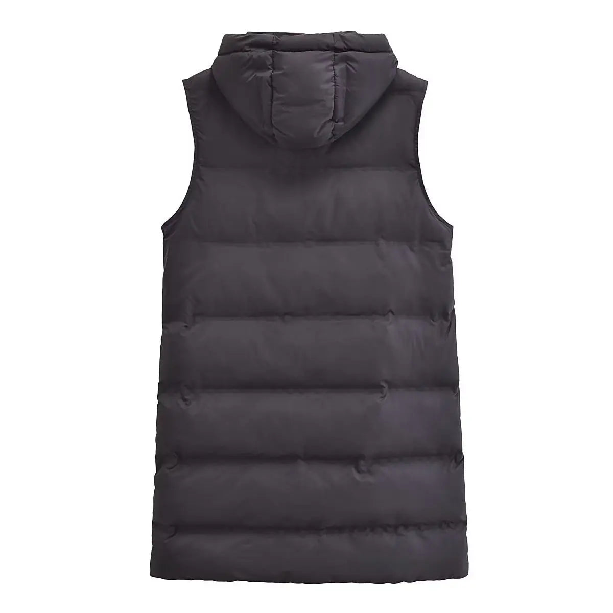 Hooded Vest - Cozy Hooded Puffer Vest for Chilly Days