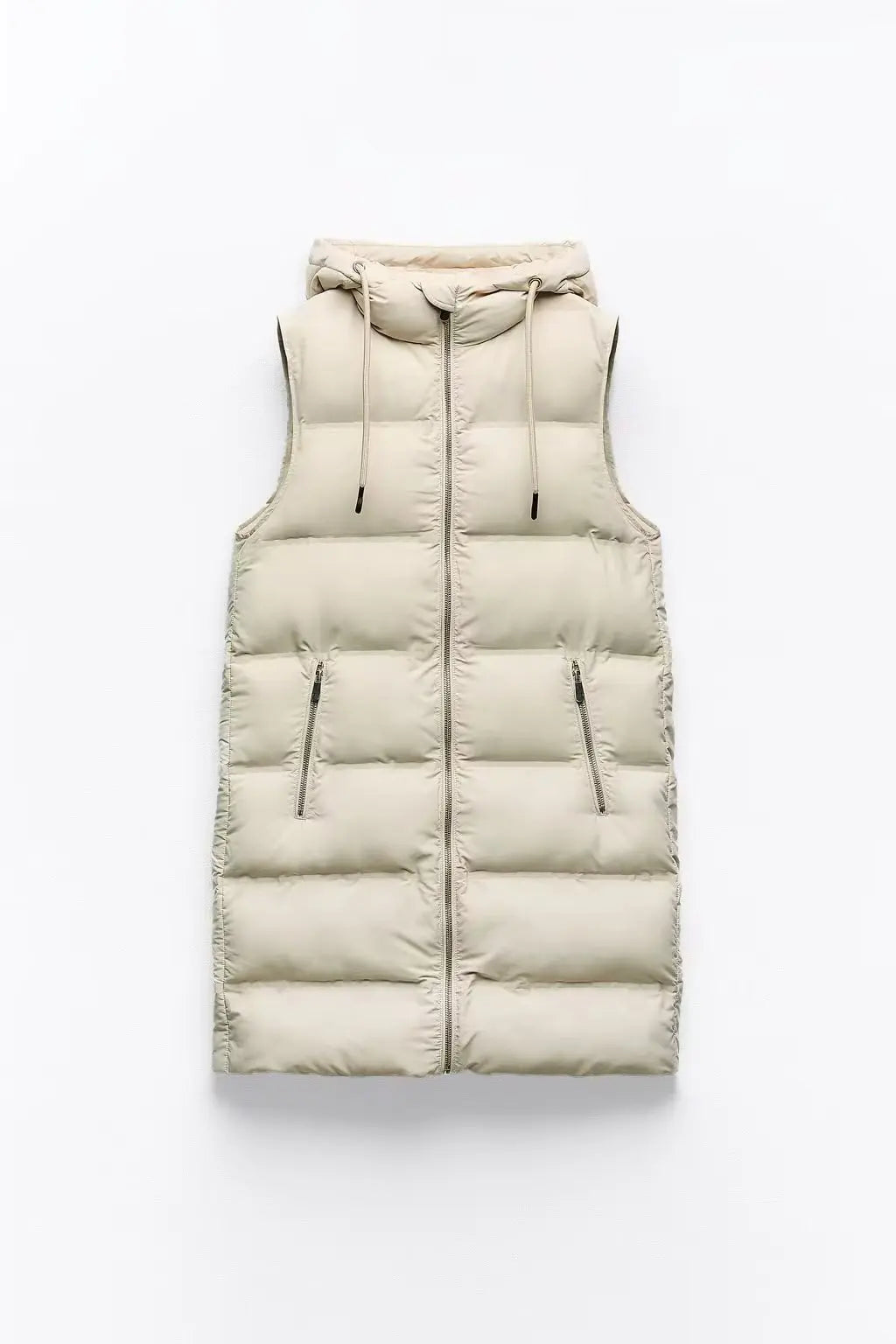 Hooded Vest - Cozy Hooded Puffer Vest for Chilly Days