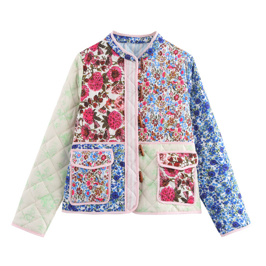 Jackets- Eccentric Patchwork Jacket - Where Fashion Meets Art