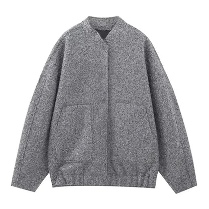 Jackets - Forest Whisper Casual Wool Jacket