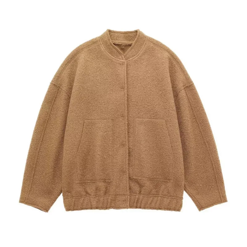 Jackets - Forest Whisper Casual Wool Jacket