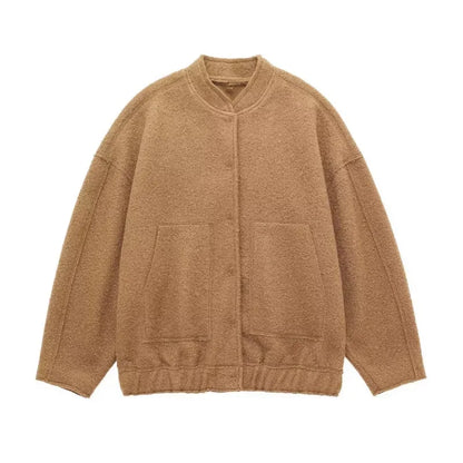 Jackets - Forest Whisper Casual Wool Jacket