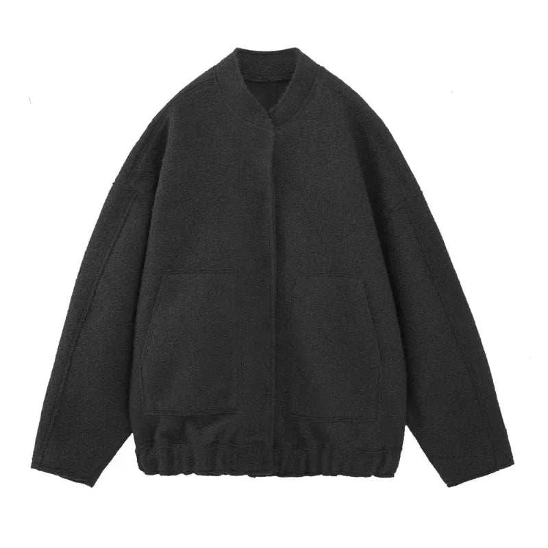 Jackets - Forest Whisper Casual Wool Jacket