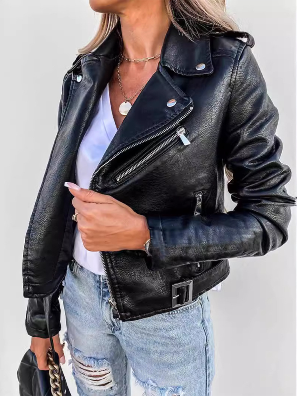 Jackets - Urban Rider Leather Look Jacket