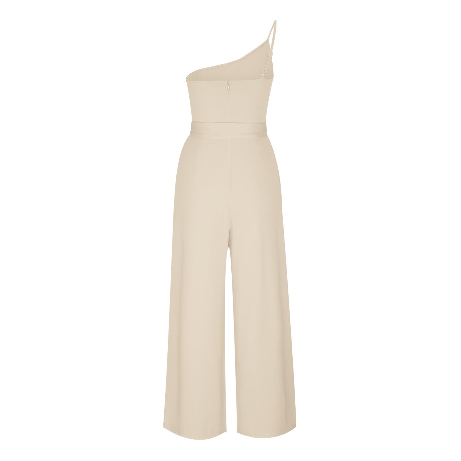 Jumpsuits - "Wide-Leg Belted Jumpsuit for Elegant Evenings"