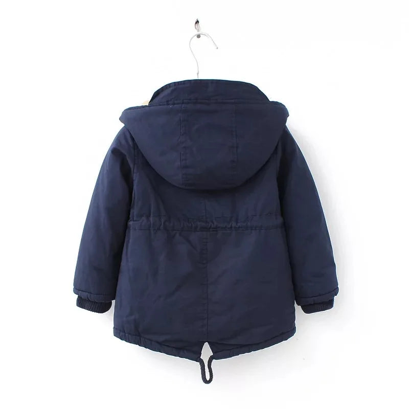 Kids Coats - Kids' Hooded Winter Coat Fleece-Lined Jackets