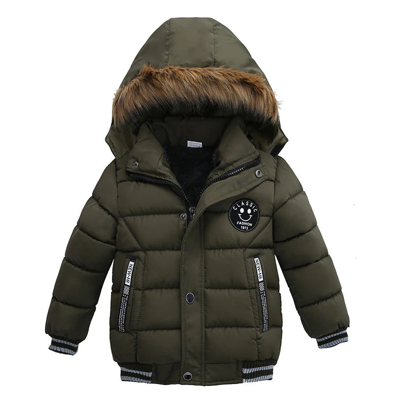 Kids Coats - Winter Hooded Puffer Coat - Kids' Parka Jacket