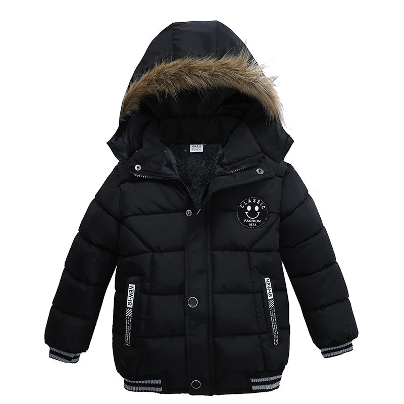 Kids Coats - Winter Hooded Puffer Coat - Kids' Parka Jacket