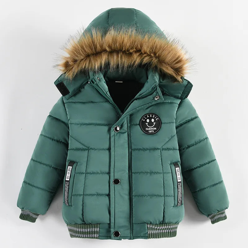 Kids Coats - Winter Hooded Puffer Coat - Kids' Parka Jacket