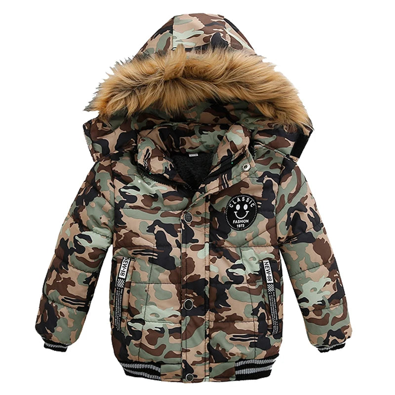 Kids Coats - Winter Hooded Puffer Coat - Kids' Parka Jacket