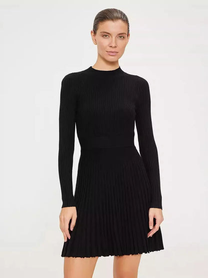 Knit Mini Dresses - Swing & Sway Knit Dress - Day to Night