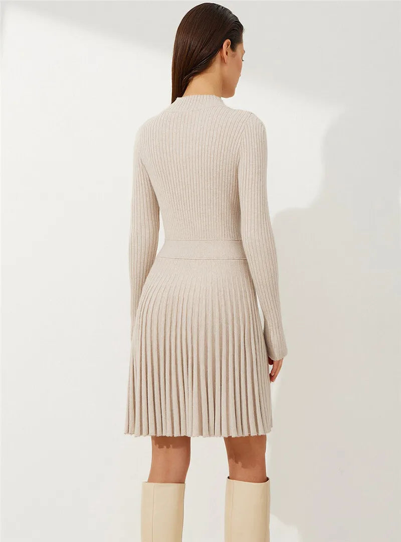 Knit Mini Dresses - Swing & Sway Knit Dress - Day to Night