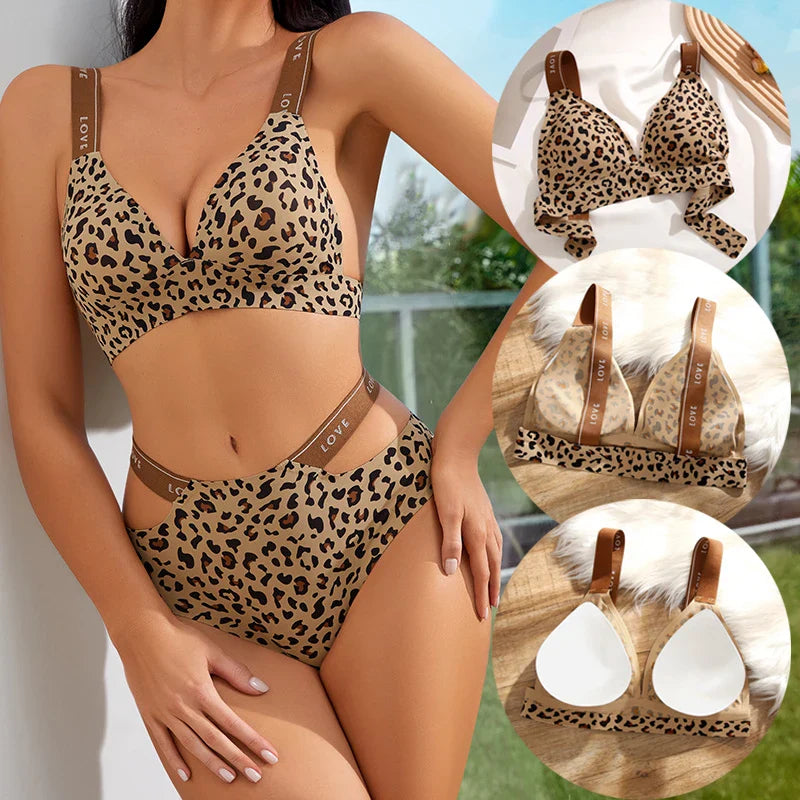 Ensemble de lingerie Romance Leopard pour soirées spéciales