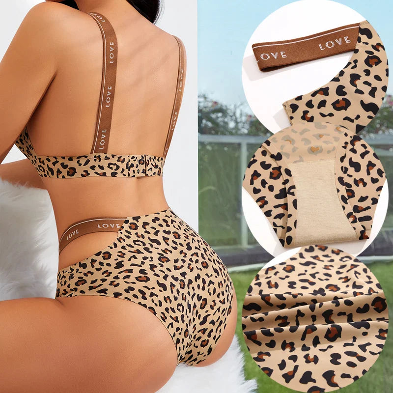 Leopard Print Lingerie Set for Special Evenings