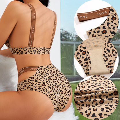 Ensemble de lingerie Romance Leopard pour soirées spéciales