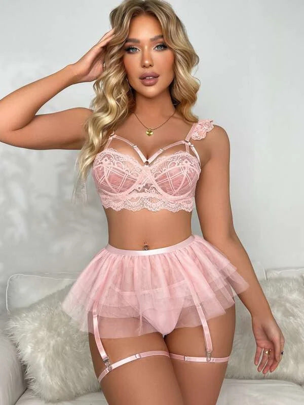 Lingerie - Playful & Revealing Lingerie Suit Set