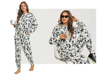 Loungewear - All-Day Soft Cotton Lounger Set with Hood