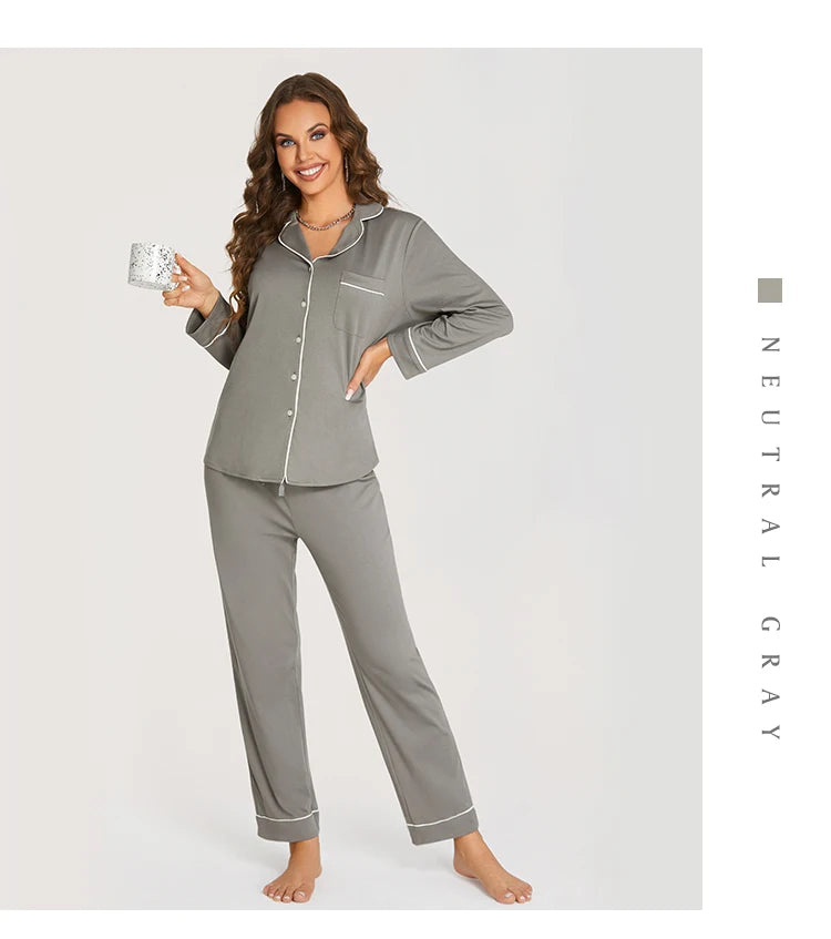 Loungewear - All-Day Soft Cotton Lounger Set with Hood