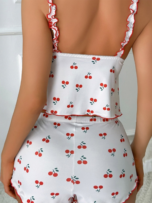 Loungewear- Cherry Delight Loungewear Set - Comfort All Day!