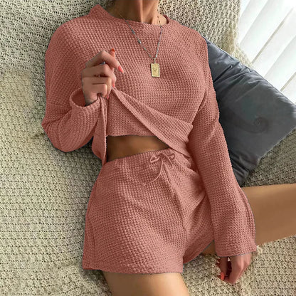 Loungewear - Chill Babe Waffle Knit Lounger