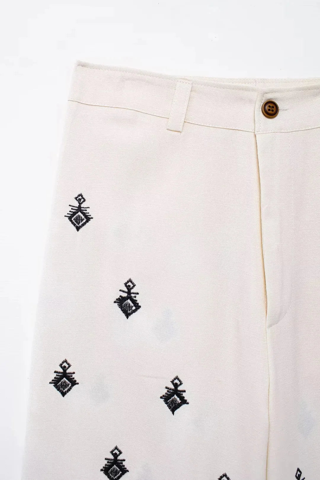 Loungewear - Embroidered Loungewear Artistic Pants and Shirt