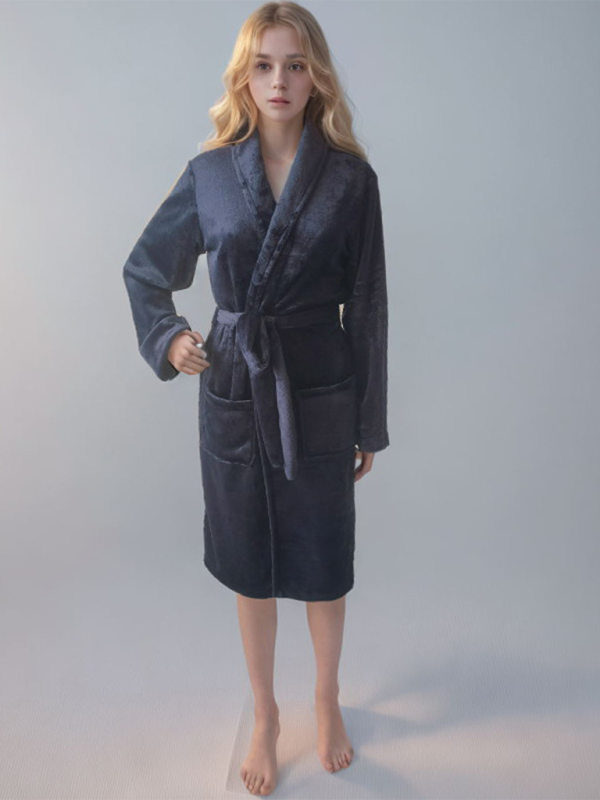 Loungewear - His & Hers Plush Fleece Robes - Multiple Colors