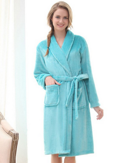 Loungewear - His & Hers Plush Fleece Robes - Multiple Colors