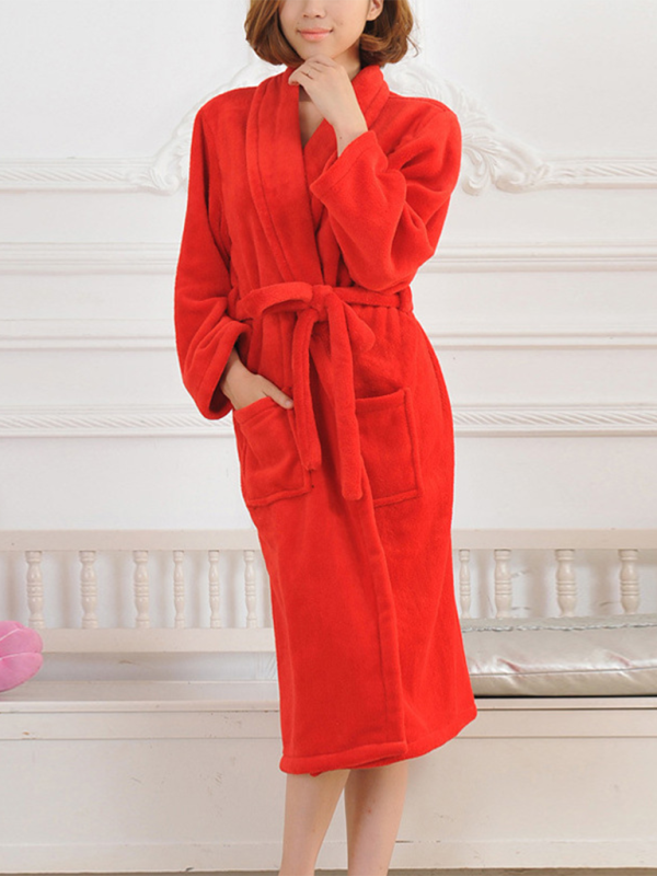 Loungewear - His & Hers Plush Fleece Robes - Multiple Colors