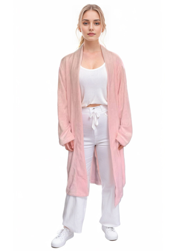 Loungewear Robes - Women's Lightweight Bathrobe with Pockets