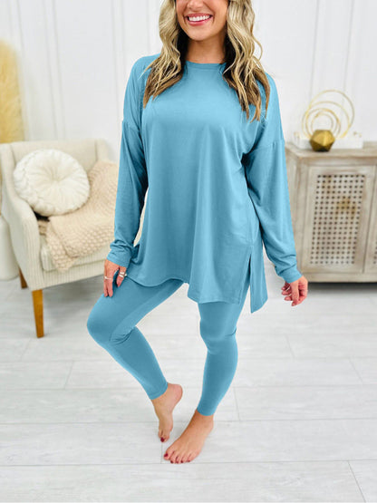 Matching Sets - Asymmetrical Pullover & Leggings Matching Set