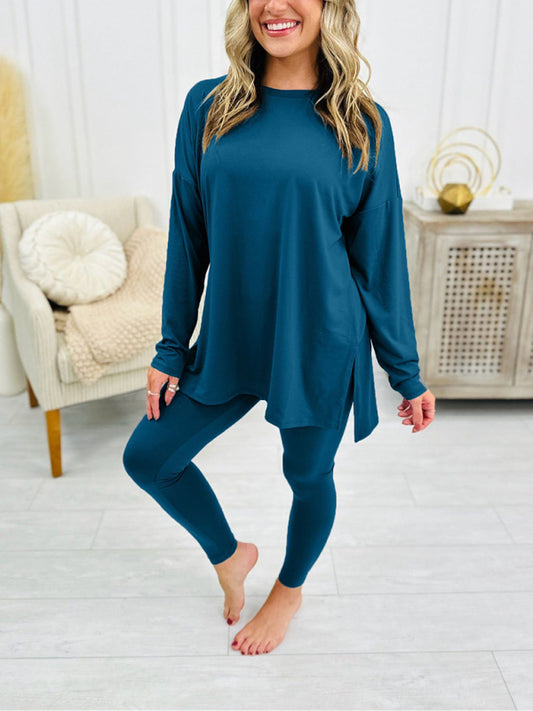 Matching Sets - Asymmetrical Pullover & Leggings Matching Set