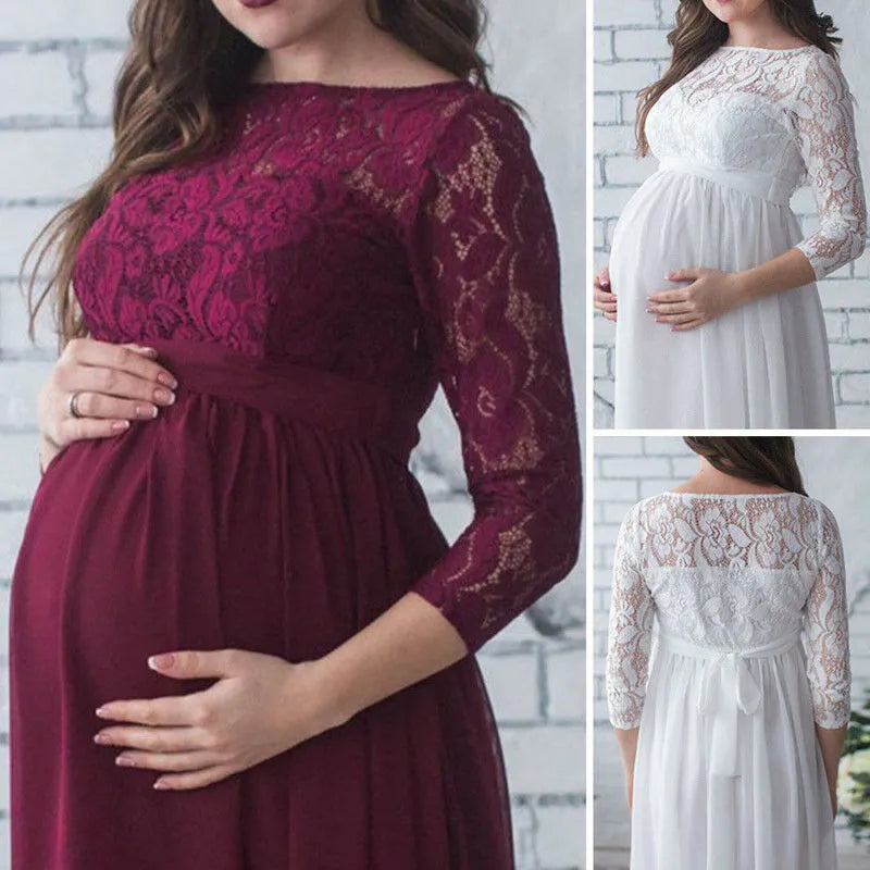 Maternity Dresses - Cherished Moments Lace Dress