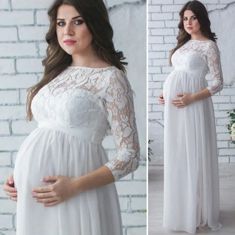 Maternity Dresses - Cherished Moments Lace Dress