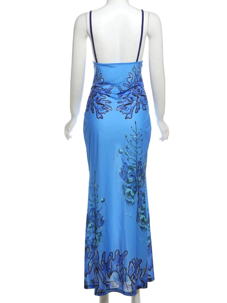 Maxi Dresses - Blue Reef Flow Maxi