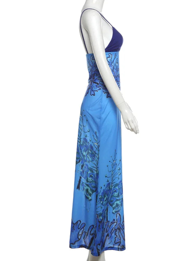 Maxi Dresses - Blue Reef Flow Maxi