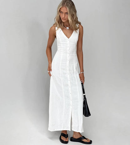 Maxi Dresses - Cotton Midi Shirt Dress for Every Woman