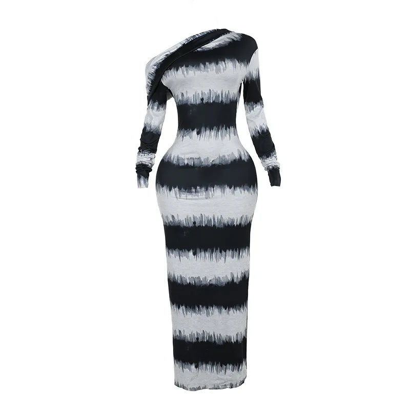 Maxi Dresses - Eclipse Stripe Gala Maxi