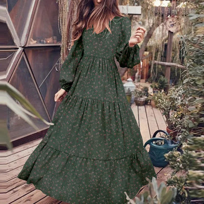 Maxi Dresses- Women Floral Long Dress for Day to Night- - Chuzko Women Clothing