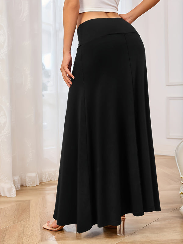 Maxi Skirts - Flowy A-Line Maxi Skirt for Every Occasion