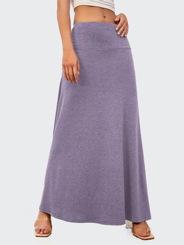 Maxi Skrits- Flowy A-Line Maxi Skirt for Women