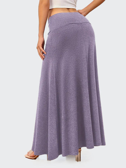 Maxi Skrits- Flowy A-Line Maxi Skirt for Women