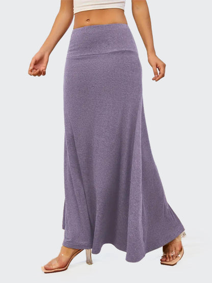 Maxi Skrits- Flowy A-Line Maxi Skirt for Women