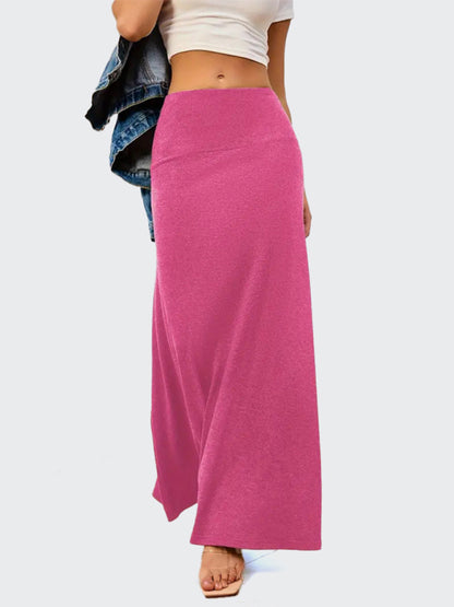 Maxi Skrits- Flowy A-Line Maxi Skirt for Women