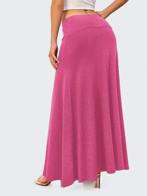 Maxi Skrits- Flowy A-Line Maxi Skirt for Women