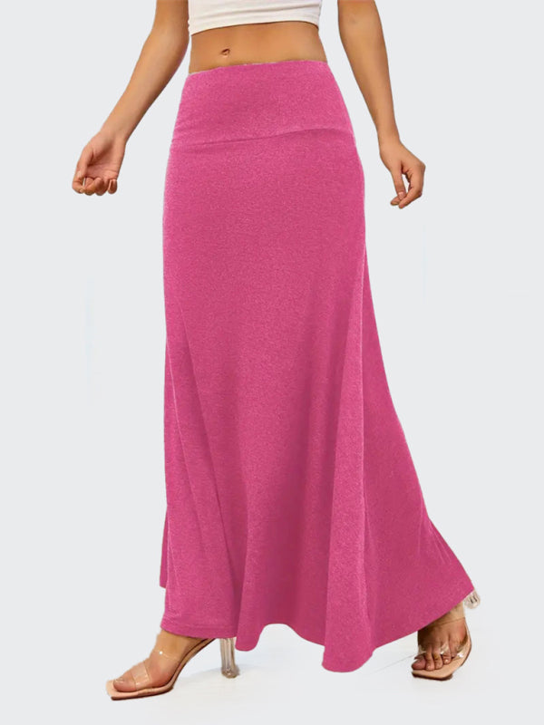 Maxi Skrits- Flowy A-Line Maxi Skirt for Women