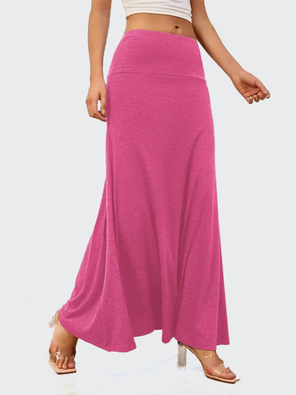 Maxi Skrits- Flowy A-Line Maxi Skirt for Women